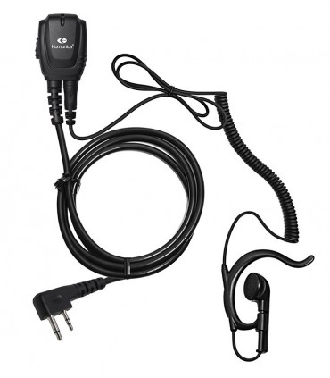 MICRO-AURICULAR CABLE RIZ. CON OREJERA ICOM
