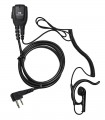 Microearphone coil cord + earhanger for ICOM IL (2Pin)