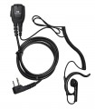 Microearphone coil cord + earhanger YAESU (SL )