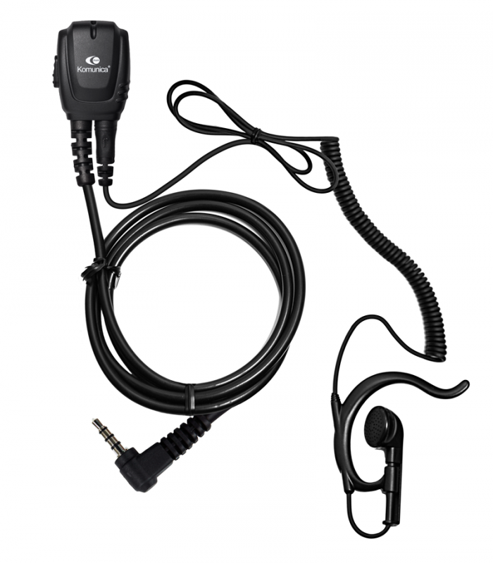 Micro-Auricular cable riz. + orejera Sepura SRP-2000