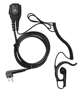 Micro-earphone coil cord + earhanger MOTOROLA CP-040/DP1400