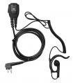 Micro-earphone coil cord + earhanger MOTOROLA CP-040/DP1400/R2, etc