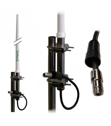 Antena base vertical 143-147/430- 450 MHz UHF/VHF