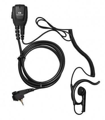 Micro-Auricular cable rizado + orejera ergonómica x Motorola MTP-850
