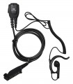 Micro-earphone coil cord + ergonomic earhanger x SEPURA STP-8000/9000