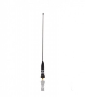 Antena Walkie VHF-UHF + RX, 22cm, SMAF, varilla fina