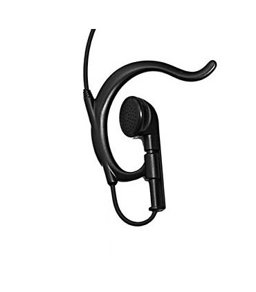 Micro-auricular VOX-PTT con cable rizado para Motorola PMR, series  T-6/T-8