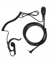 Micro-earphoner with VOX-PTT function and coiled cord for Motorola PMR, series T-6/T-8