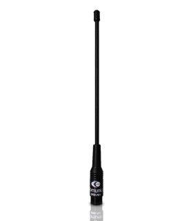 Portable antenna VHF-UHF + RX, 21cm, SMA, thick whip