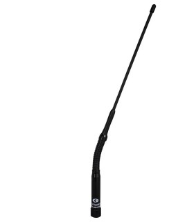 Komunica mobile antenna VHF-UHF with flexible whip and new folding system