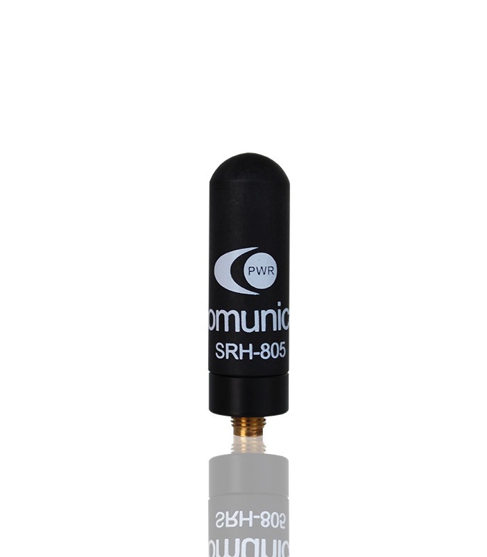 Antena Komunica para Walkie 144/430/1200MHz, 4,5cm, SMAF