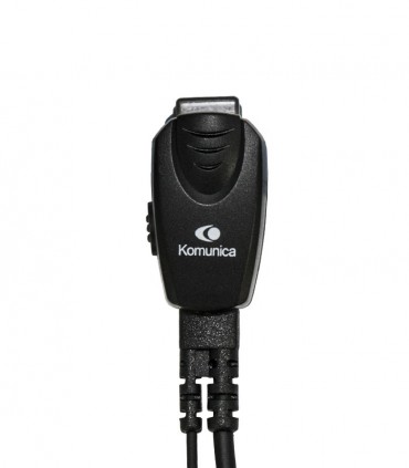 Micro-auricular con función VOX-PTT y cable rizado para Motorola PMR, series  T-6/T-8