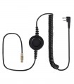 Cable compatible with series NC-PRO, with round PTT and connector for Icom IL ( 2 Pin)