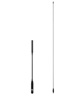 Antena para equipos portaties del 60cm VHF/UHF,  flexible, SMAF