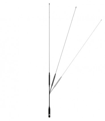 Antena para equipos portaties del 60cm VHF/UHF,  flexible, SMAF