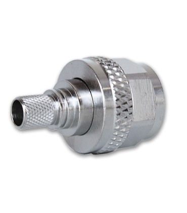 Conector N macho de crimpar, compatible con cable  AIRCELL-7 (7mm)