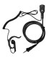 Micro-Auricular orejera ergonómica X KENWOOD TK-3601, TPZ‐D553SCH , D553MCH, etc