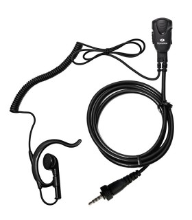Micro-earphone x KENWOODKENWOOD TK-3601, TPZ‐D553SCH , D553MCH, etc. Coil cord.