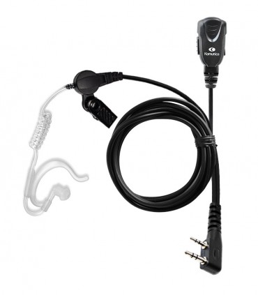 Acoustic micro-earphone with earhanger x KENWOOD