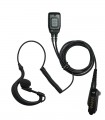 Micro-earphone Komunica with protection level IPX7, compatible with Icom ICF52/62