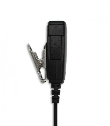Micro-earphone Komunica compatible Airbus TPH900 with coiled cable and lapped PTT.