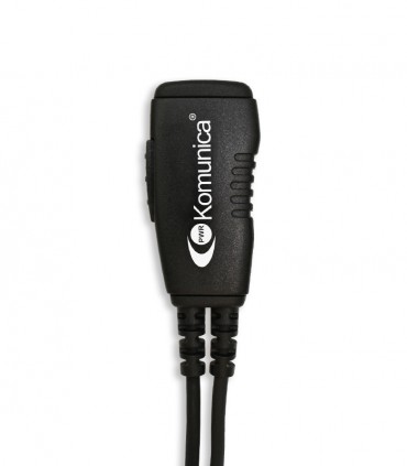 Micro-Auricular Komunica robusto, con PTT de solapa y compatible Motorola CLP-446