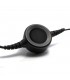 Komunica cable compatible with series NC-PRO, round  "In-Line" PTT and Icom connector para Icom ICF1000- 2 screws