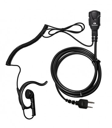 Micro-Auricular orejera ergonómica X YAESU, ICOM, ALINCO, REXON, COBRA, STANDARD, etc.