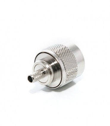 N male connector for RG-58, crimp type and Gold Pin