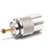 PL male for RG-213/H-2000/AIRCOM-P/LMR400 (Gold)
