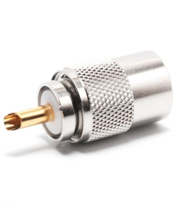 PL male for RG-213/H-2000/AIRCOM-P/LMR400 (Gold)
