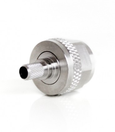 N male connector for cables H-155/HYPERFLEX-5, etc. Crimp type