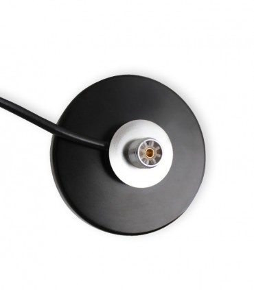 Base magnética Komunica extraplana, diámetro 9cm PL + 5 mts RG-58