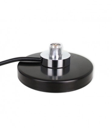 Base magnética Komunica extraplana, diámetro 9cm PL + 5 mts RG-58