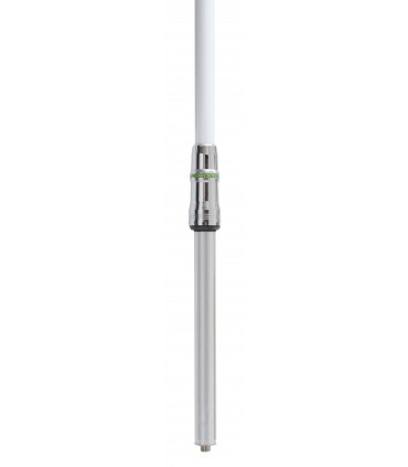 PRESIDENT CB base antenna made in fiber-glass with 5 radials. Type:  1/2 wave