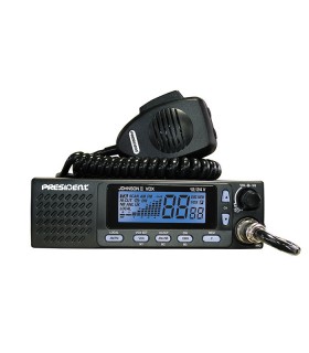 PRESIDENT Mobil CB radio 40 cx AM / FM ASC, VOX & 12/24V (Ref: TXPR667)
