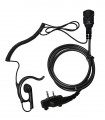 Micro-earphone with coil cord cable  x ICOM IC-F25 & IC-F27