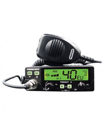 PRESIDENT Mobil CB radio 40 cx AM/FM ASC