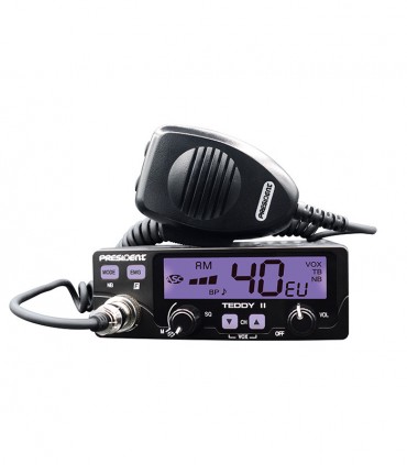 PRESIDENT Mobil CB radio 40 cx AM/FM ASC
