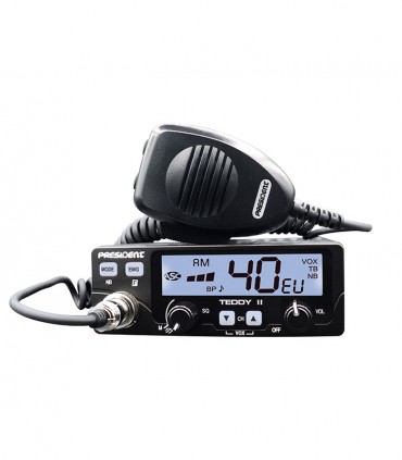 PRESIDENT Mobil CB radio 40 cx AM/FM ASC