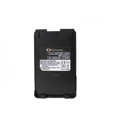 Komunica compatible battery-pack, 7.4V, 2000mAh, Li-Ion IC-F50, IC-F51...