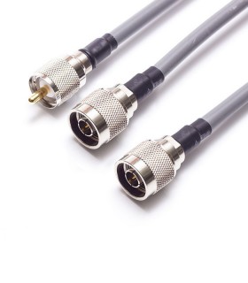 Triplexor Komunica:  1.6-160 (PL) / 350-550 (N) / 850-1300MHz (N) + Cable