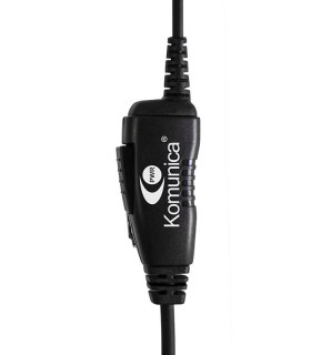 Micro-earphone  Komunica, basic serie x Kenwood 2Pin & "In-Line"  PTT.
