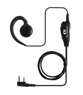 Micro-auricular  Komunica, serie basica x Kenwood 2Pin y PTT tippo "In-Line"
