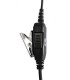 Micro-earphone  Komunica, basic serie x Kenwood 2Pin & "In-Line"  PTT.