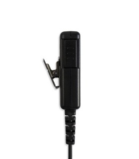 Laringofono Komunica con doble cápsula de micro y tubo acustico + PTT x Kenwood (2 Pin)