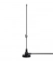 Komunica Antena Mini Dual magnética VHF/UHF con conector BNC macho y base de 5cm diámetro.