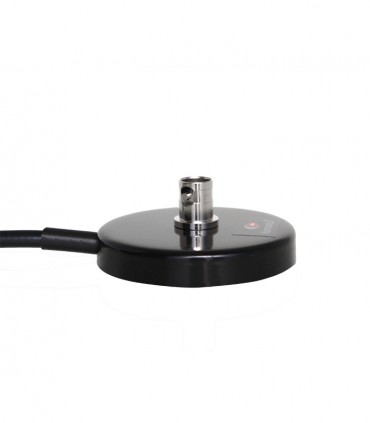 Magnetic Base Komunica 6cm for antennas with BNC male connector. Cable RG-58, 5mts.