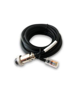 Cable de conexión micro para series Komunica MF8, conector redondo 8P, para equipos Alinco