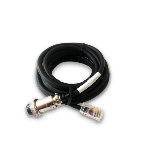 Cable conexión micro MF8, tipo redondo 8P, Icom
